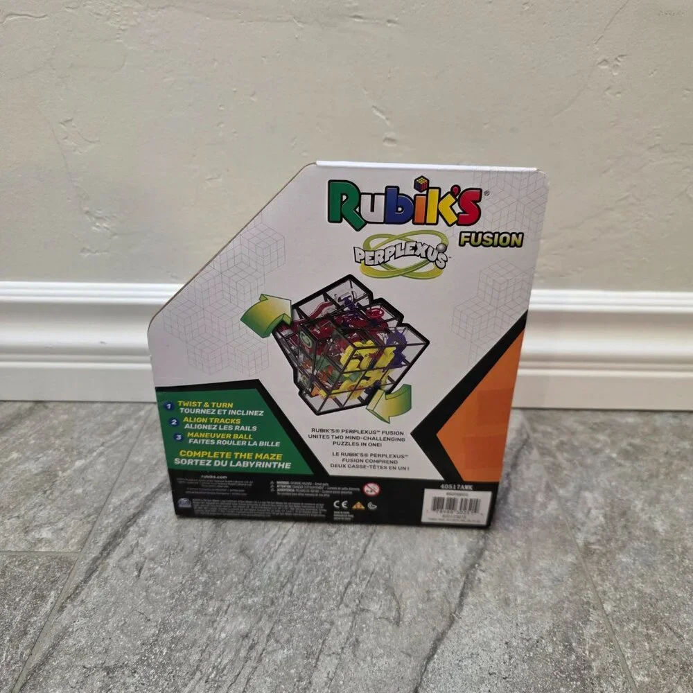 Rubik's Perplexus Fusion 3x3 Gravity 3D Maze Game Brain Teaser Puzzle 6056605